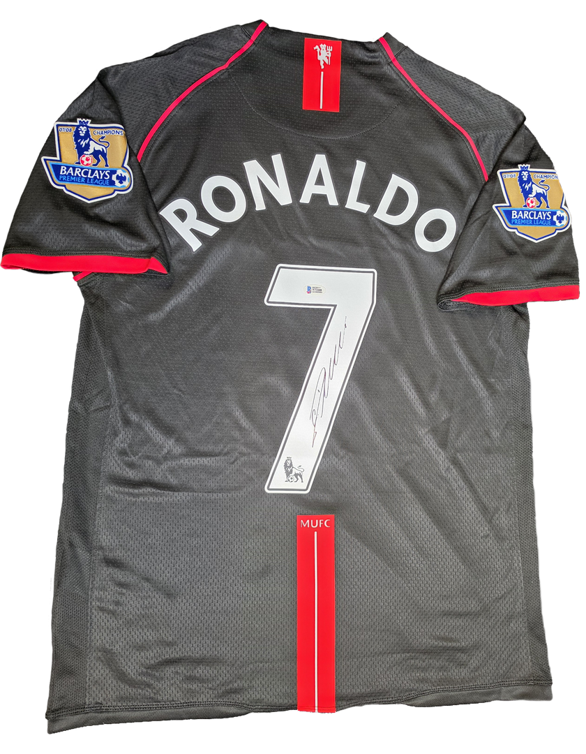 Cristiano Ronaldo - Manchester United - Autographed Jersey Framed
