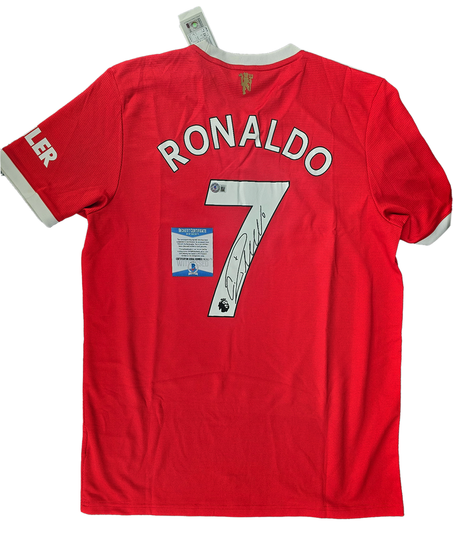 Cristiano Ronaldo - Manchester United - Autographed Jersey - Framed
