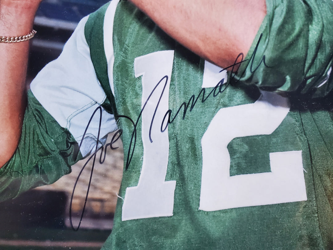 Joe Namath - New York Jets - Autographed Framed Photo