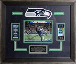 Load image into Gallery viewer, Jaxon Smith-Njigba - Seattle Seahawks - Autographed Framed Photo with Replica Tickets