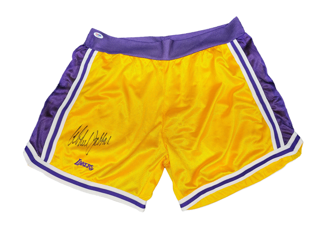 Kareem Abdul-Jabbar – Los Angeles Lakers – Autographed Shorts