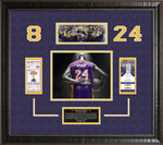 Load image into Gallery viewer, Kobe Bryant - Los Angeles Lakers with Replica Game Tickets