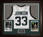 Load image into Gallery viewer, Magic Johnson – Michigan State Spartans – Autographed Framed Jersey
