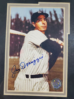 Load image into Gallery viewer, Mickey Mantle &amp; Joe DiMaggio - New York Yankees - Autographed Framed Photo with Yankee Stadium Replica Blueprint
