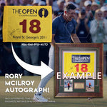 Load image into Gallery viewer, Rory McIlroy – Autographed British Open Pin Flag
