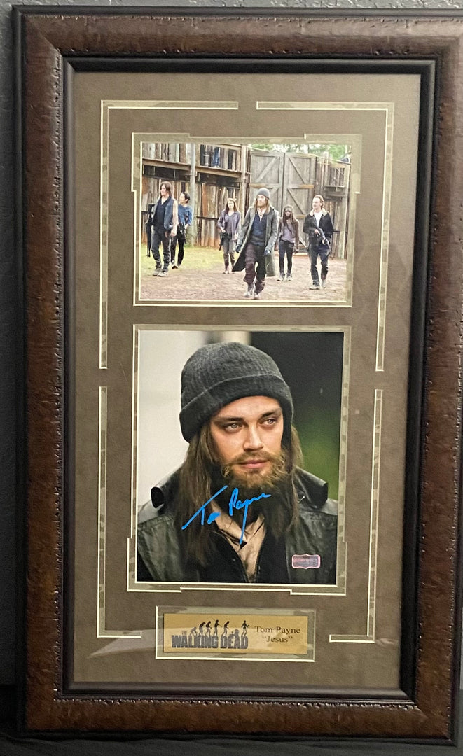 Tom Payne - The Walking Dead - Autographed Framed Photo