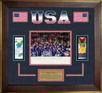Load image into Gallery viewer, Team USA Women's Hockey Team - Olympic Gold Champions with Replica Tickets