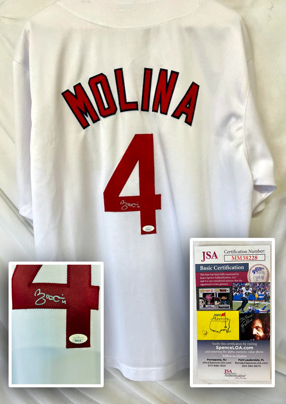 Yadier Molina - St. Louis Cardinals - Autographed Jersey