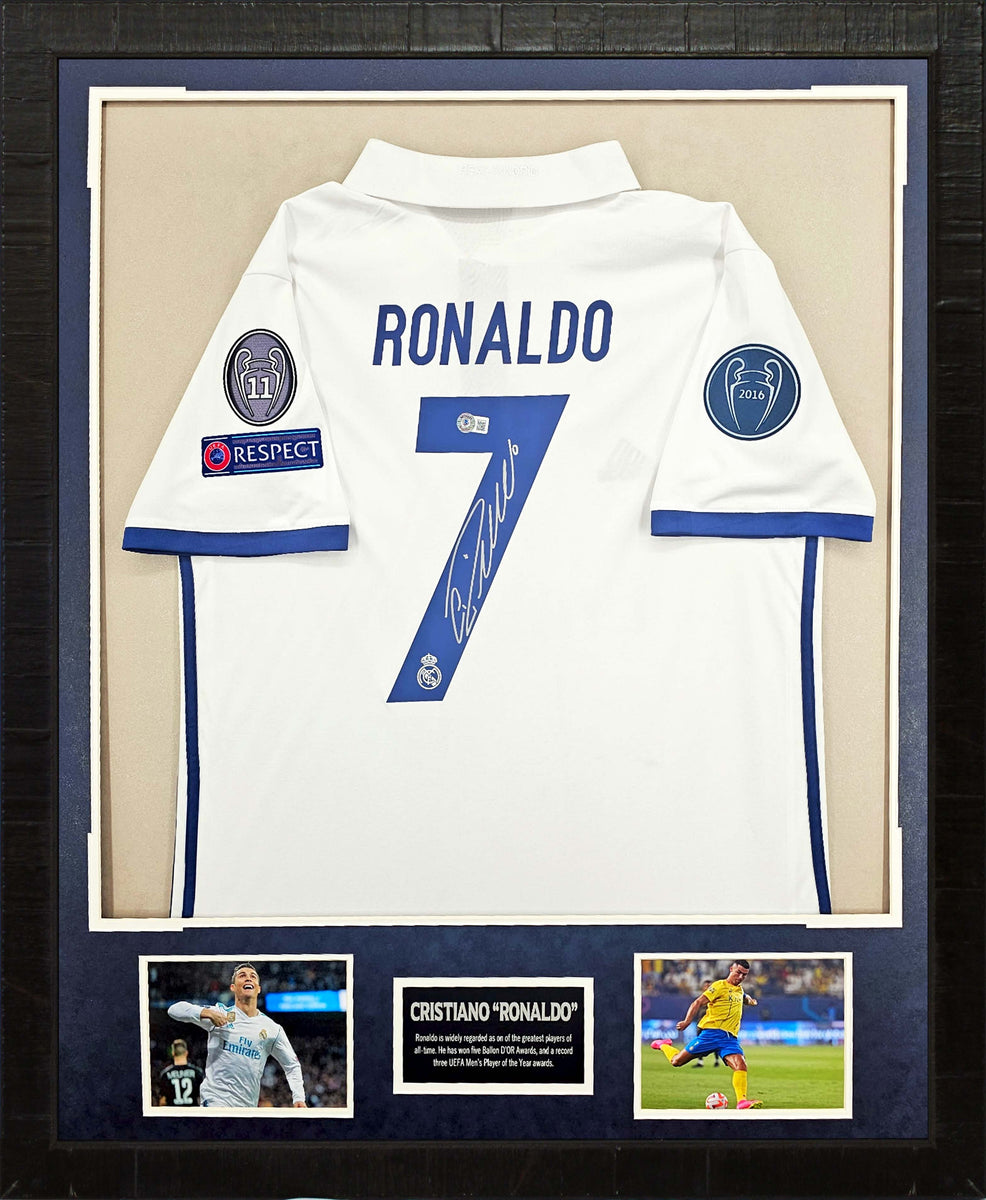 Cristiano Ronaldo – Real Madrid - Autographed Framed Jersey
