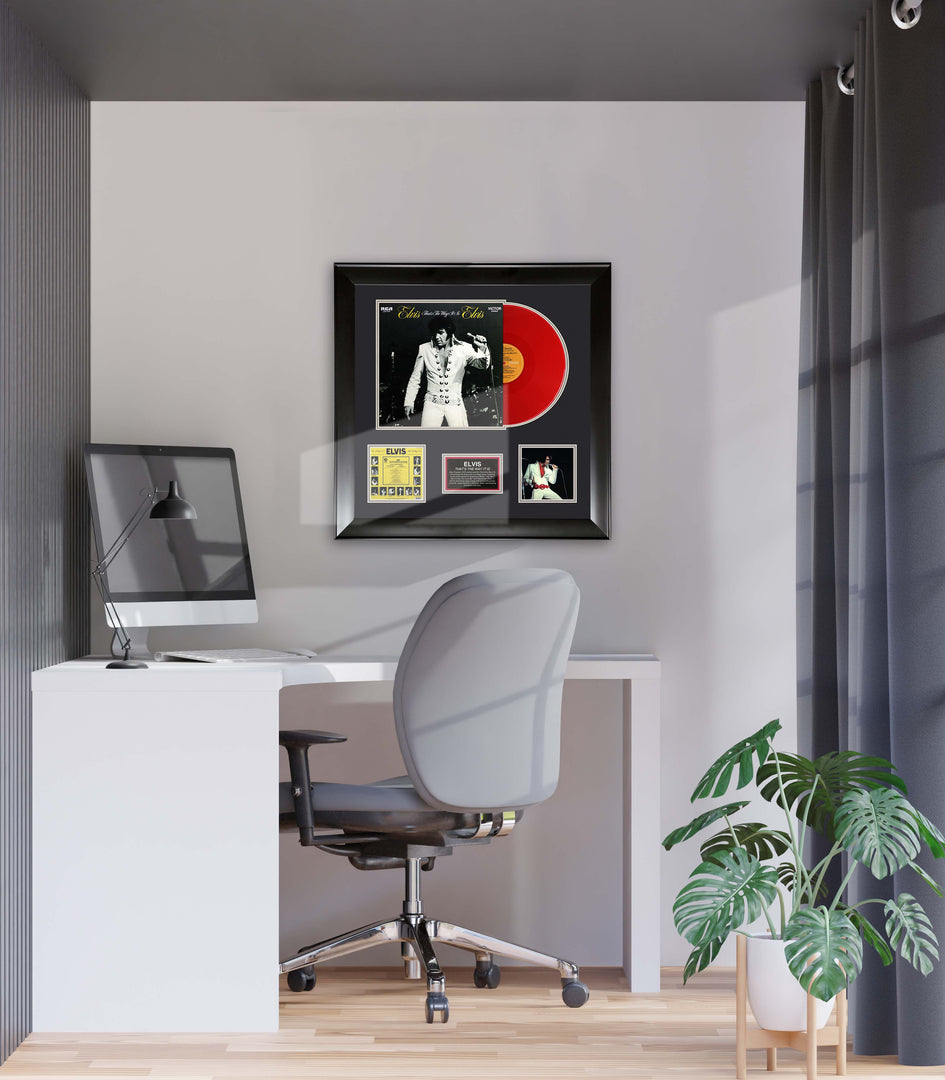 Elvis Presley – That’s the Way It Is – Framed Red Vinyl Display