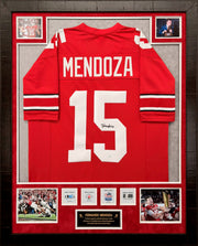 Fernando Mendoza – Indiana Hoosiers – Autographed Framed Jersey