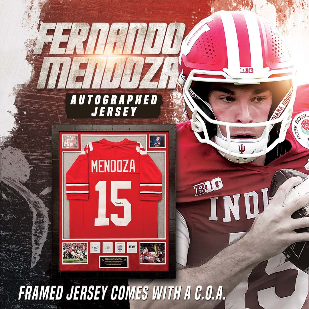 Fernando Mendoza – Indiana Hoosiers – Autographed Framed Jersey
