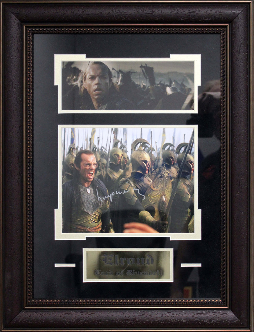Hugo Weaving – The Lord of the Rings – Autographed Framed Photo