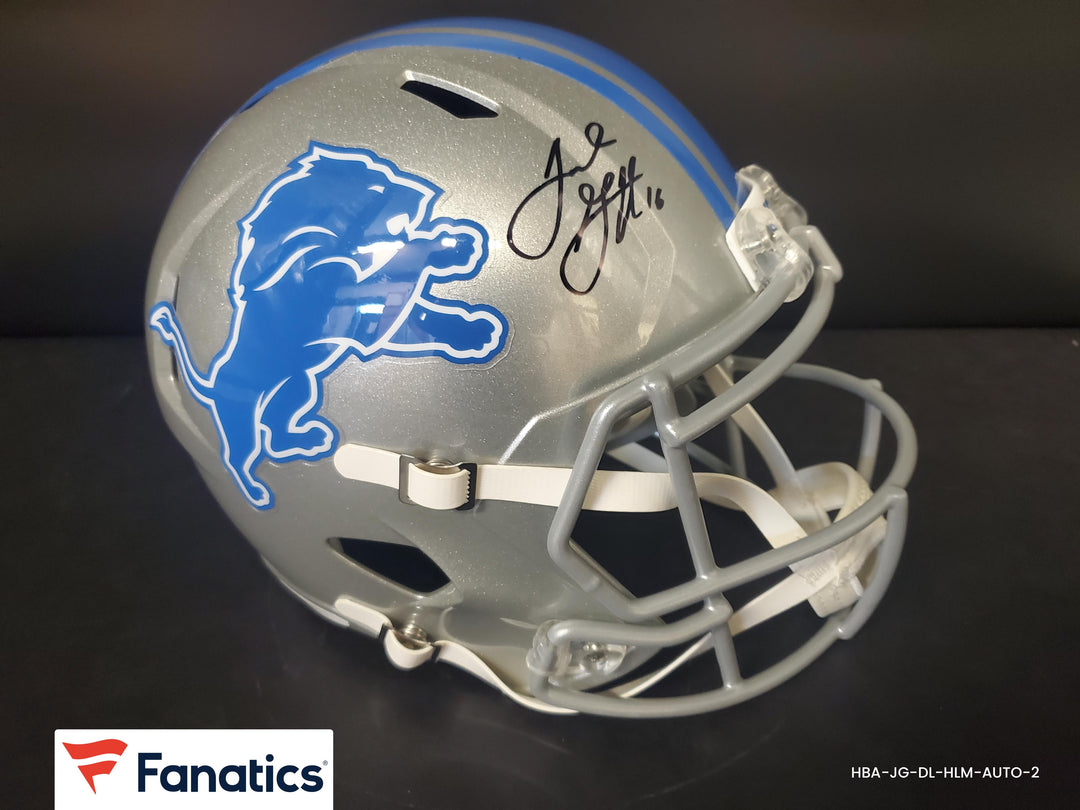 Jared Goff- Detroit Lions - Autographed Helmet