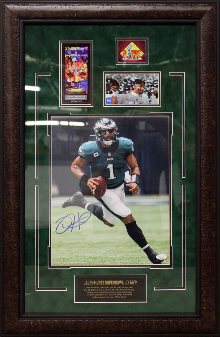 Jalen Hurts – Philadelphia Eagles – Autographed Framed Photo