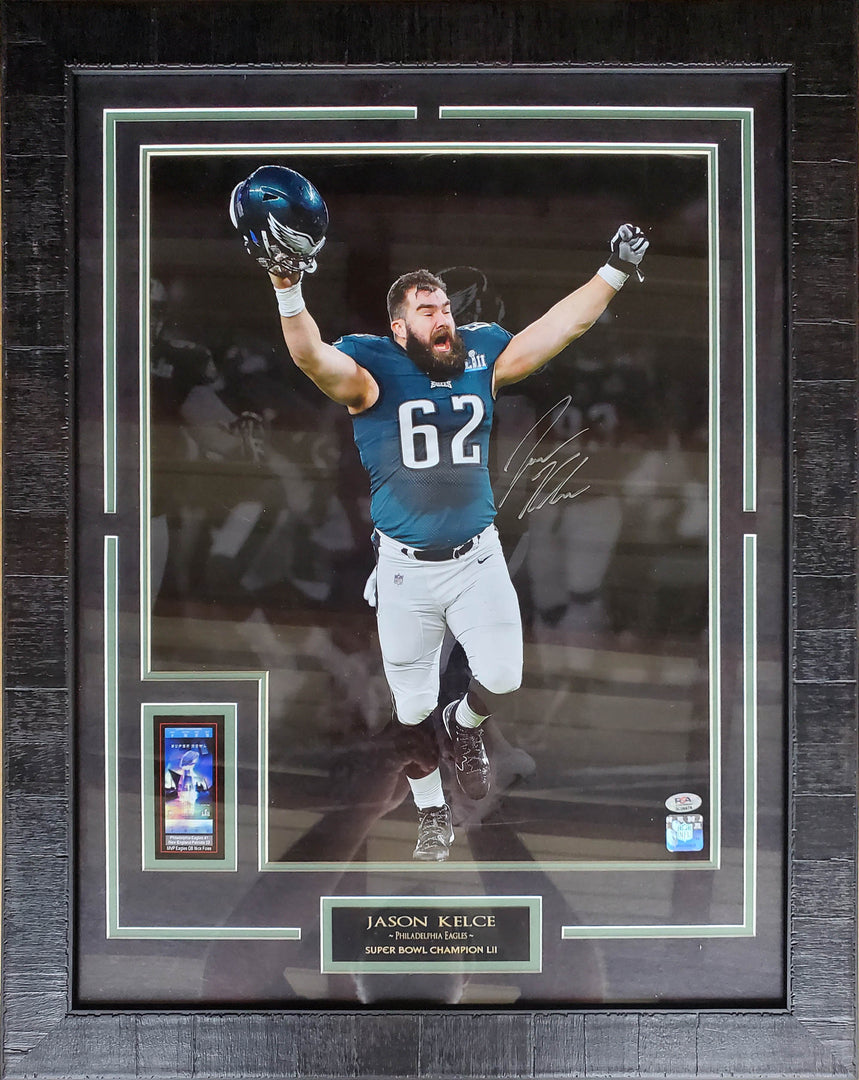 Jason Kelce – Philadelphia Eagles – Autographed Framed Photo