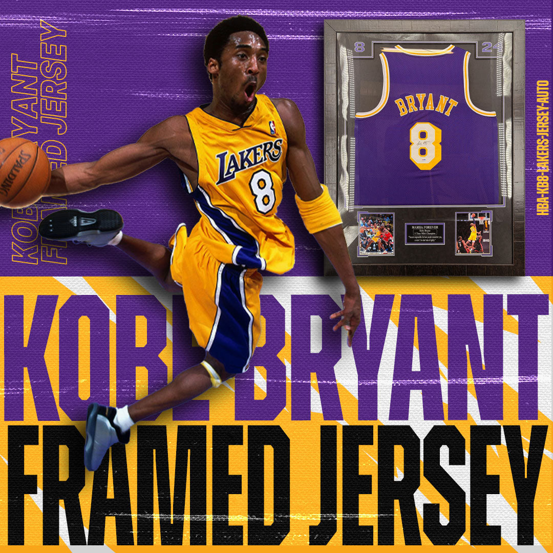 Kobe Bryant – Los Angeles Lakers – #8 Autographed Jersey