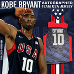 Load image into Gallery viewer, Kobe Bryant - Team USA - Autographed Jersey - Framed