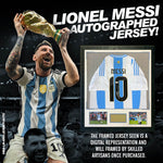 Load image into Gallery viewer, Lionel Messi - Argentina Number 10 Autographed Framed Jersey
