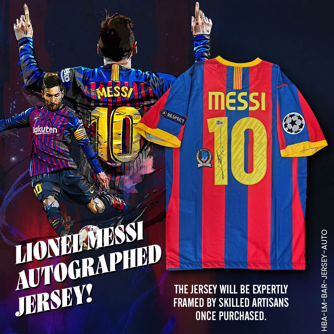 Lionel Messi – FC Barcelona Autographed Jersey