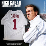 Load image into Gallery viewer, Nick Saban – Alabama Crimson Tide – Autographed Jersey