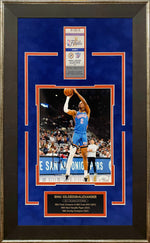 Load image into Gallery viewer, Shai Gilgeous-Alexander - Oklahoma City Thunder - Autographed Frame Photo and Replica NBA Ticket
