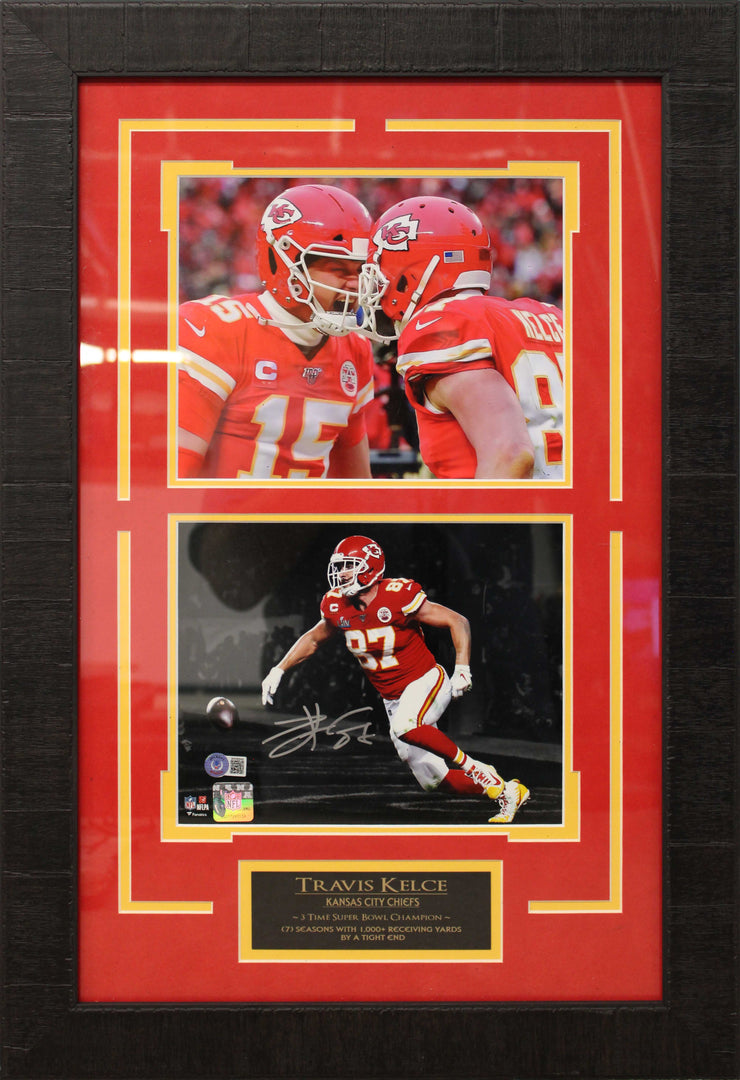 Travis Kelce – Kansas City Chiefs – Autographed Framed Photo