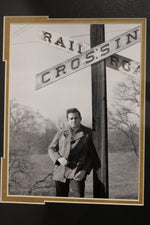 Load image into Gallery viewer, Johnny Cash – Autographed Framed Photo with &quot;I Walk the Line&quot; Lyrics - SOLD!
