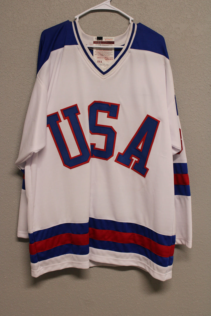 Team USA Hockey - Multi-Autographed Framed Jersey