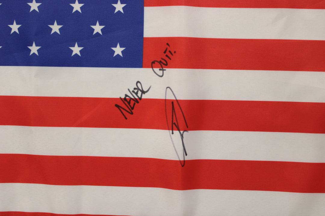 Robert J. O'Neill - Seal Team  Six - Autographed Framed Flag - SOLD!