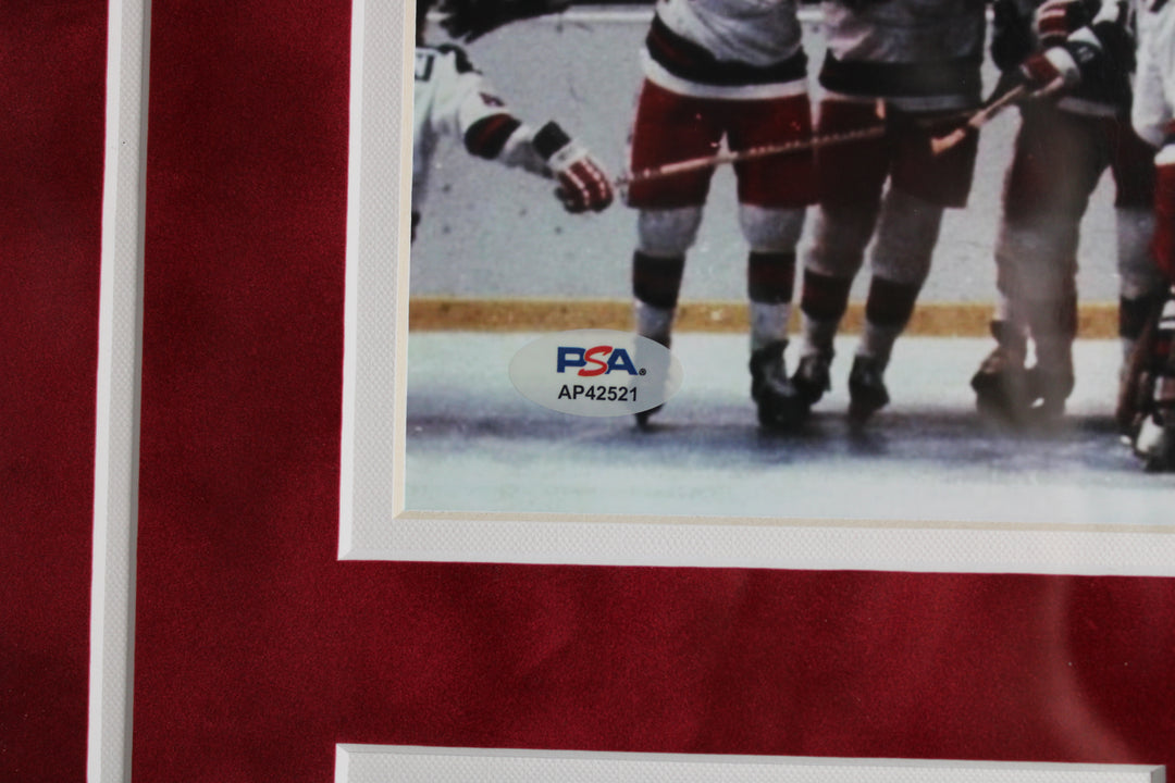 Mike Eruzione – 1980 Team USA “Miracle on Ice” – Autographed Framed Photo