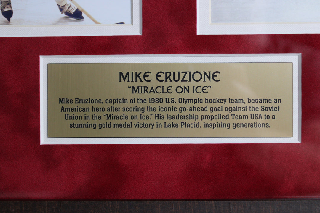 Mike Eruzione – 1980 Team USA “Miracle on Ice” – Autographed Framed Photo