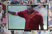 Tiger Woods - 2005 Masters - Tiger's Chip on 16 - Framed Video