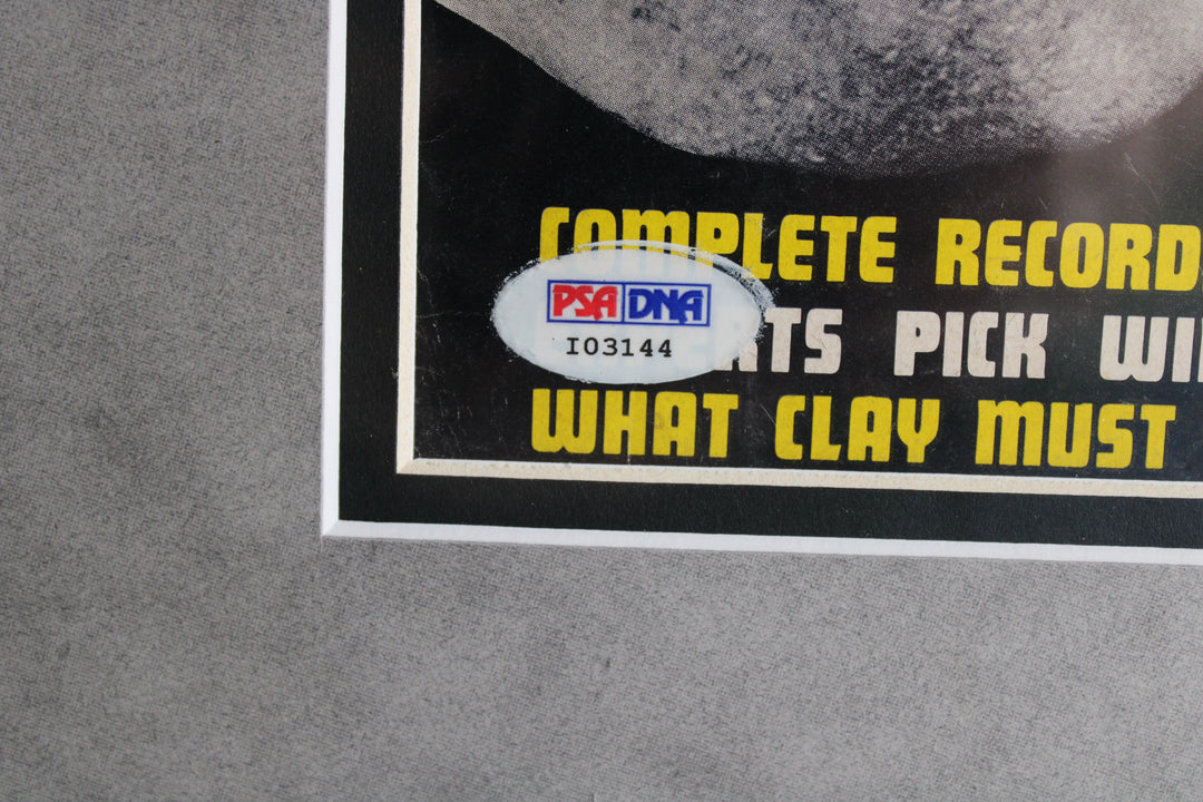 Muhammad Ali Mystery Box Featuring Autographed Framed Liston-Clay "Fight of the Century" Fight Program