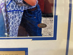Load image into Gallery viewer, The Sandlot – Cast Autographed Photo Shadowbox with Rustic Facsimile Babe Ruth Baseball
