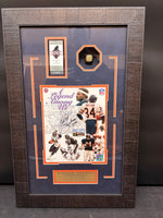 Load image into Gallery viewer, Walter Payton – Chicago Bears – Autographed Framed Photo with Super Bowl XX Ticket &amp; Championship Ring