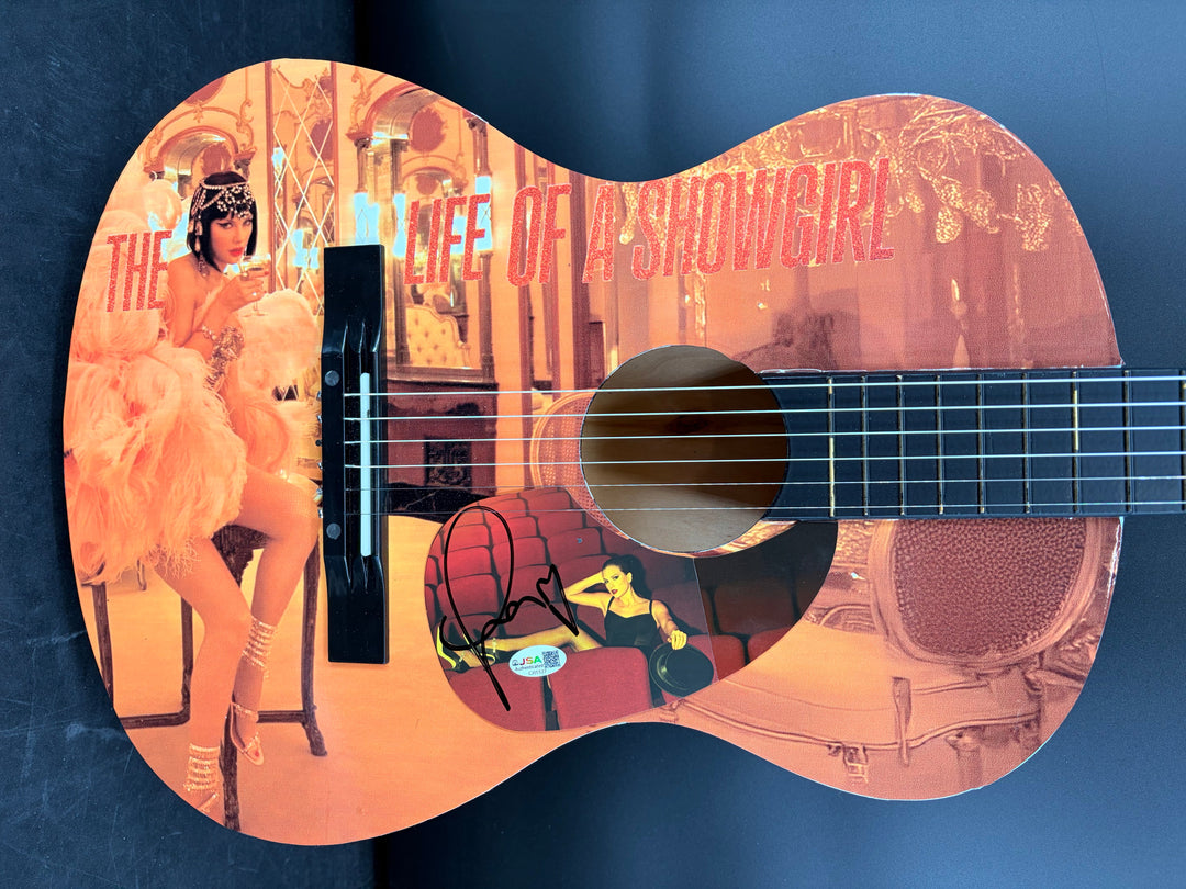 Taylor Swift - The life of a Showgirl Autographed Guitar Shadowbox!