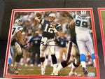 Load image into Gallery viewer, Tom Brady – Autograph with Seven Replica Championship Rings – Framed Shadowbox
