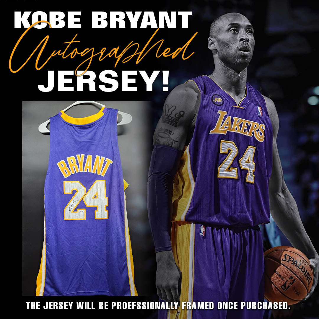 Kobe Bryant – Los Angeles Lakers – #24 Autographed Jersey