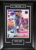 Load image into Gallery viewer, Lionel Messi - The GOAT - Framed 3D Holographic