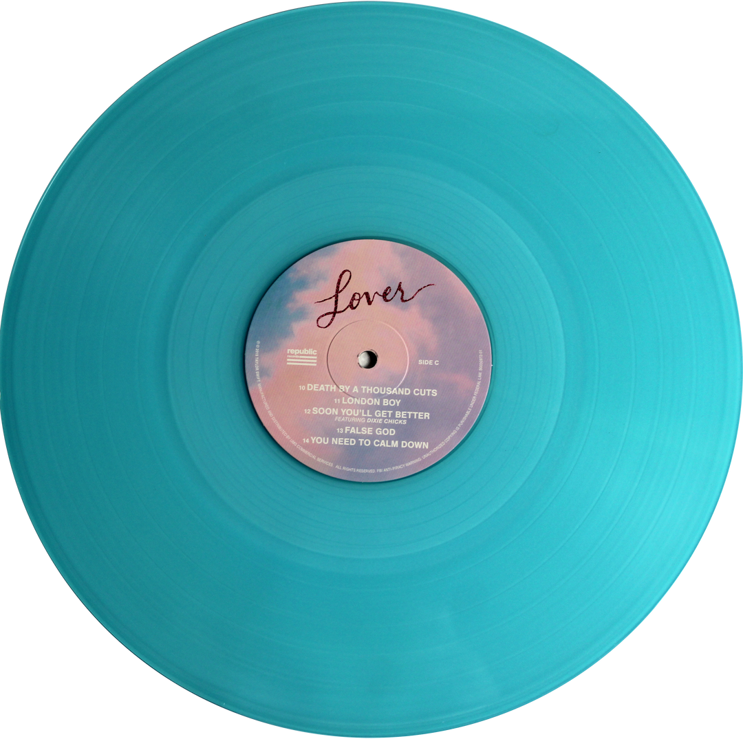 Taylor Swift - Lover - Framed Blue Vinyl