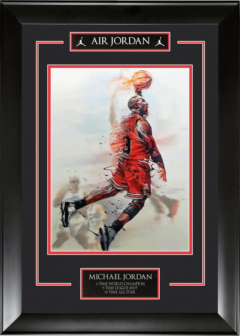 Michael Jordan - Chicago Bulls - 3D Halographic Lenticular