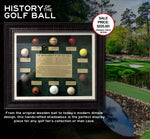 Load image into Gallery viewer, History of the Golf Ball - Shadowbox
