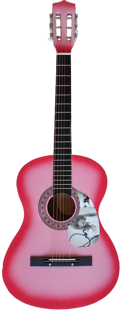 Taylor Swift - Pink Autographed Guitar