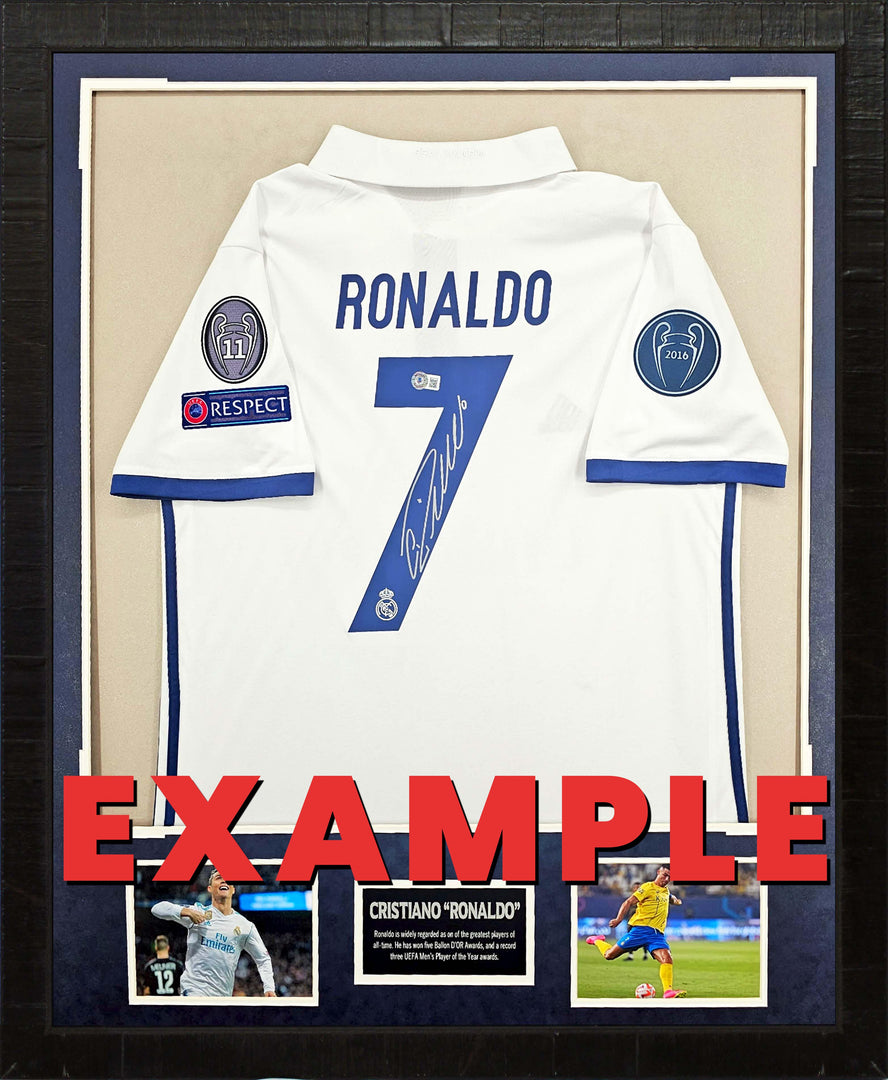 Cristiano Ronaldo - Manchester United - Autographed Jersey - Framed