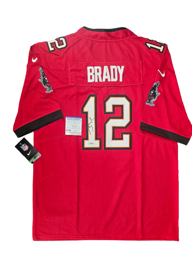 Tom Brady - Tampa Bay Buccaneers - Autographed Jersey - Framed