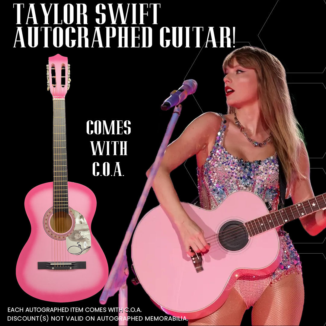 Taylor Swift – Autographed Guitar in Shadowbox 🎸✨