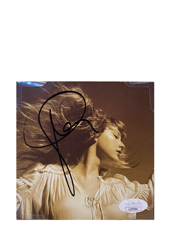 Taylor Swift – Kansas City Chiefs Framed Jersey with Autographed CD Cover