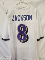 Load image into Gallery viewer, Lamar Jackson - Baltimore Ravens - Autographed Jersey - Framed
