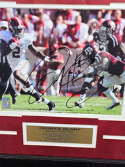 Derrick Henry - Alabama Crimson Tide - Autographed Framed Photo